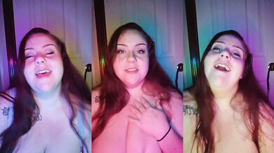 Red haired joi bbw milking herself begging for all your cum
