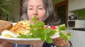 break for a delicious lunch aV