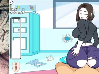 Mi hijastra hace que me la folle en la sala