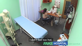 Sweet Doctor gives Valentine's flowers to hot patient