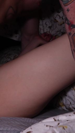 You Fuck Me? After a Hot Fuck Under the Covers, She Greedily Swallows Cum From a Bick and Pussy Juices!