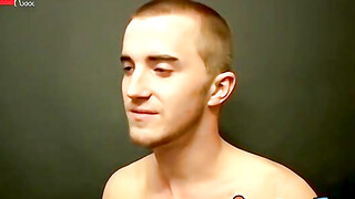Athletic straight thug masturbates hairy cock and cums