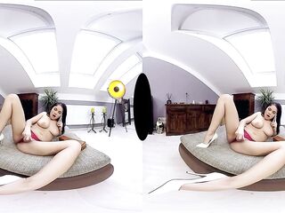 Reality Lovers - Excited Floozy Plays with her Toys While on the Phone