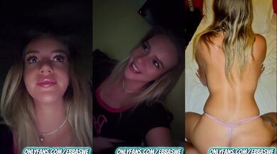 Ebbaswe Swedish Big Ass Twerk Chokes Stranger Cock Hotel POV