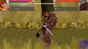 Aya Takes On Giant Warriors in Steamy Blades of Destiny Hentai Adventure