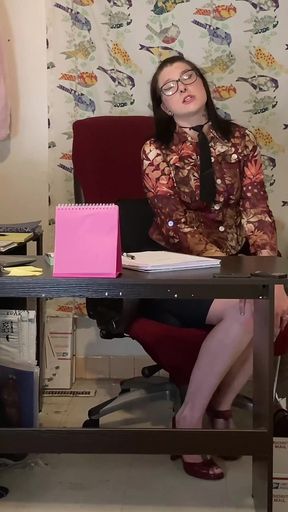 The Office Bimbo Slut