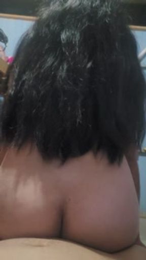 Chica teen digging my cock without a condom