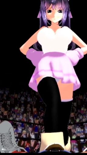 Ultimate Fighting Girl Type B Ball Busting
