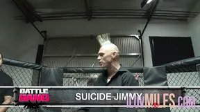 Chubby brunette milf getting cum on her big tits