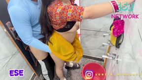 Bhabhi Caught Me Jerking off with Her Bra and Panties