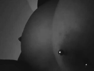 Playing with my boobs in slow motion