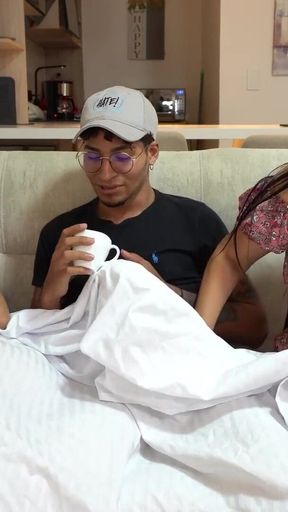 Must-share moment from &quot;Threesome with my boyfriend and his stepmom after I find her sucking his cock on the sly.&quot;