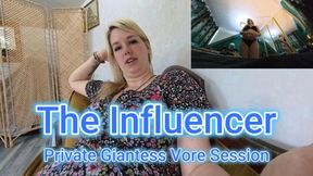 The Influencer - Private Giantess Vore Session - POV