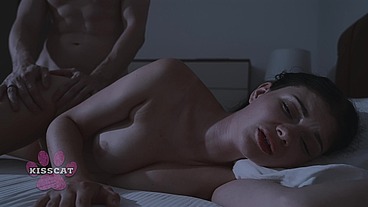 Bed Sharing Gone Too Far! Step Brother Slips In At Night and Finishes On My Face - MrCat
