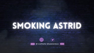 Sharing sexy dangles, deep inhales and exhales (4k) | Smoking Astrid