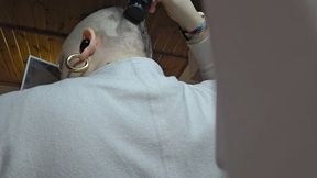 The Buzz of the Razor Against the Silence: Nicoletta’s Private Ritual of Shedding the Last Traces of Illness to Reveal the Warrior Beneath the Mirror’s Reflection 720HD