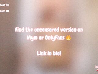 I'm making myself climax in the bathroom!