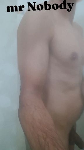 Shower Playing and Slow Motion Cum to Camera!