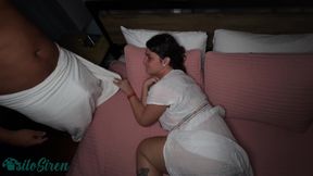 Naughty MILF Gets Fucked and Double Creampied by Two Bbcs