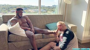 Matt Licks Bear Jurrell Feet To Appreciate His Beauty