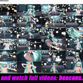 Cute Miku Dancing Showing Her Sexy Panties + Gradual Undressing (3D HENTAI)