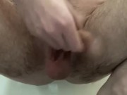 POV Femboy feeds you cum close up