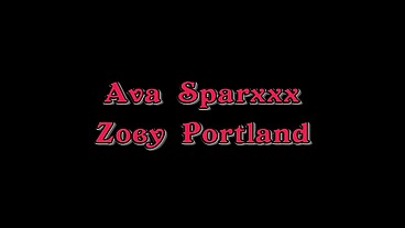 Zoey Portland And Ava Sparxxx Lesbian Masturbation Session