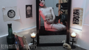 fucking myself in front of a mirror