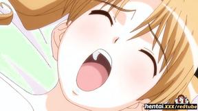 ”Spying on his Step Sister Leads to Mutual Masturbation & Fucking - Hentai”