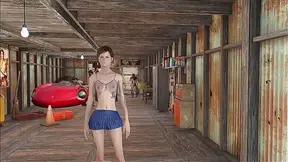 Brunette Beauty Ravished in Post-Apocalyptic Fallout 4 Hentai Fantasy