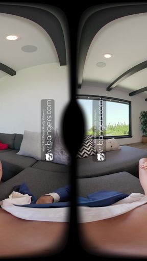 Powerful moment from &quot;VR Bangers insane fucking with Violet Myers in VR Porn&quot;