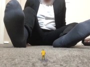 NOT ALL BIG GIANTS ARE MONSTERS - WHEN YOU SHRINK IT IS GOOD TO BE IN SAFE HANDS - MANLYFOOT