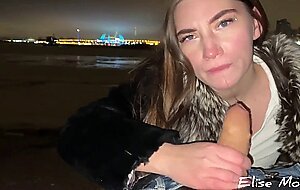 Elise moon, russian girl sucks honey cock in the bitter