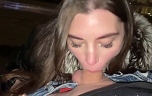 Elise moon, russian girl sucks honey cock in the bitter