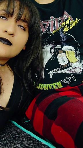 Movie Night with Goth Step-mom