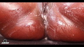Lola Black XXX Creamy Asshole and Pussy Masturbation