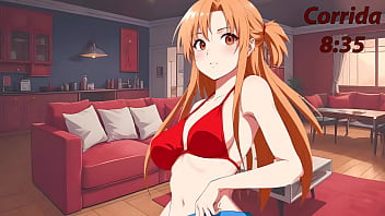 Asuna JOI CEI hentai en espa&ntilde_ol. Ella quiere darte tu propia leche.