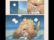 Furry Yaoi Hentai Gay Cartoon Animated Animation / Beach Day
