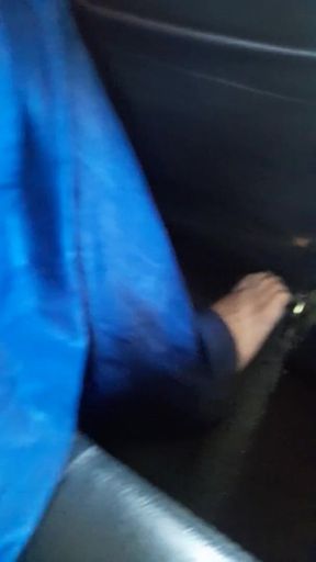 Crossdresser Masturbating Wearing Shiny *** Skirt Rok Sekolah Perempuan Mengkilap Licin