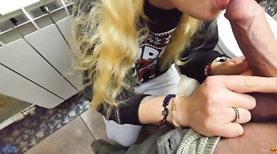 OMG, CUM IN ME, BABY! REAL PUBLIC HOMEMADE CREAMPIE POV WET PANTIES