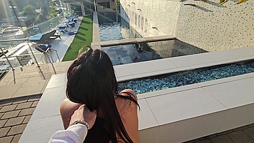 Big Ass Latina Tokyo Lynn Caught Tanning Naked