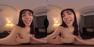 Lascivious Japanese harlot crazy VR sex scene
