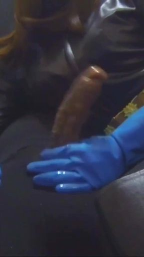 Hard on Her Gloves