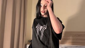 Venom Pixie Dark Symbiote - Fishnet Tease to Hungry Ride