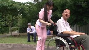 Explicit Bizarre Japanese Caregiver Fuck Outdoor
