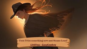 Teen Tries something new and Moans Loud!