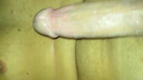 Long, edging handjob on my big cock. Huge cumshot!
