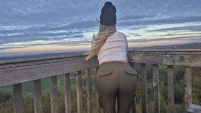 Risky Blowjob for Stranger Then Fucked Hard in the Woods - Outdoor Sex - Litclit69