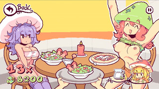 Futanari Di Funghi [ FUTA Hentai Game ] Ep.4 kinky waitress is putting cum over the pizza !