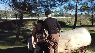 cruising exhibition: leo & xisco doing what we do best outdoors!